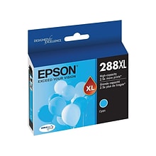 Epson T288XL Cyan High Yield Ink Cartridge   (T288XL220-S)