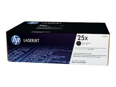 HP 25X Black High Yield Toner Cartridge, Prints Up to 34,500 Pages (CF325X)