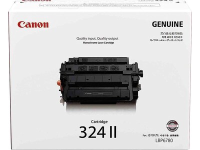 Canon 324 Black High Yield Toner Cartridge (3482B013)