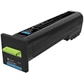 Lexmark 72K1XC0 Cyan Extra High Yield Toner Cartridge