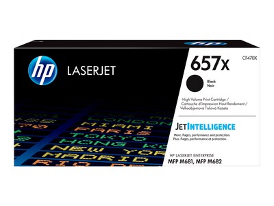 HP 657X Black High Yield Toner Cartridge (CF470X)