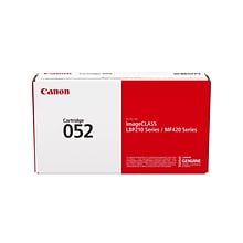 Canon 52 Black Standard Yield Toner Cartridge, Prints Up to 3,100 Pages (2199C001)