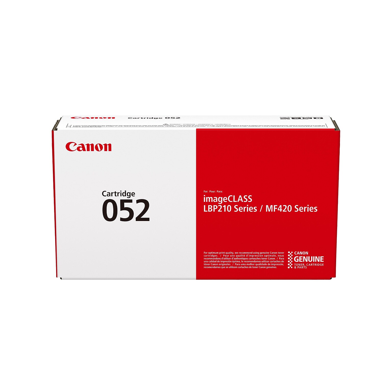 Canon 52 Black Standard Yield Toner Cartridge, Prints Up to 3,100 Pages (2199C001)