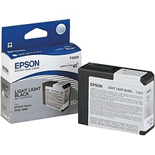 Epson T580 Ultrachrome Light Light Black Standard Yield Ink Cartridge