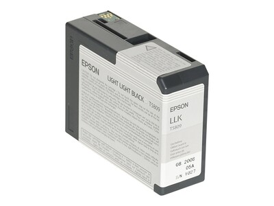 Epson T580 Ultrachrome Light Light Black Standard Yield Ink Cartridge