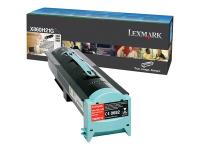 Lexmark X860H21G Black Toner Cartridge, High Yield