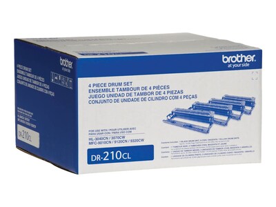 Brother DR-210 Drum Unit, 4/Pack (DR210CL)