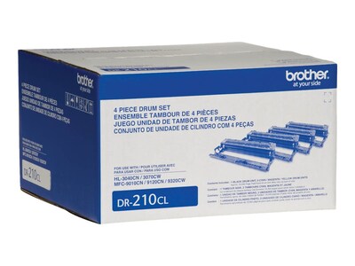 Brother DR-210 Drum Unit, 4/Pack (DR210CL)