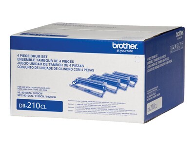 Brother DR-210 Drum Unit, 4/Pack (DR210CL)