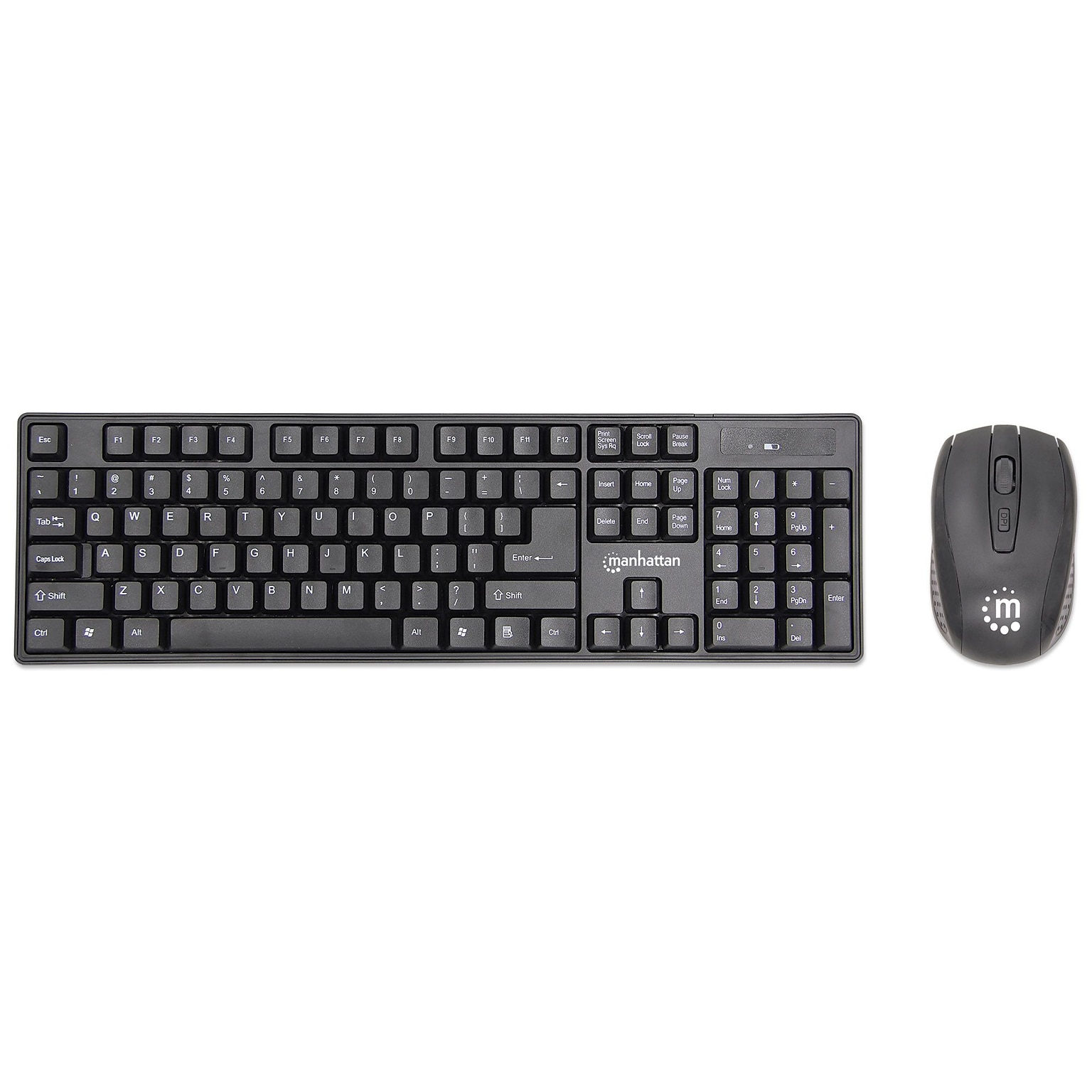 Manhattan Wireless Keyboard & Optical Mouse Set (178990)