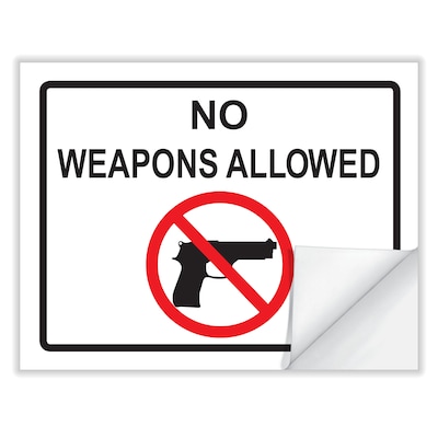 ComplyRight Weapons Law Cling Poster (E6005)