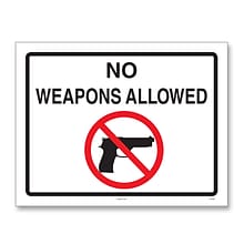 ComplyRight™ Weapons Law Cling Poster (E6005)