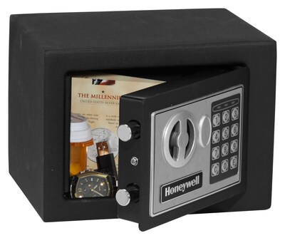 Honeywell 0.19 cu.ft. Digital Lock Security Safe (5005), Black