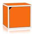 Way Basics Eco Stackable Connect Storage Cube with Door Orange (C-DCUBE-OE)