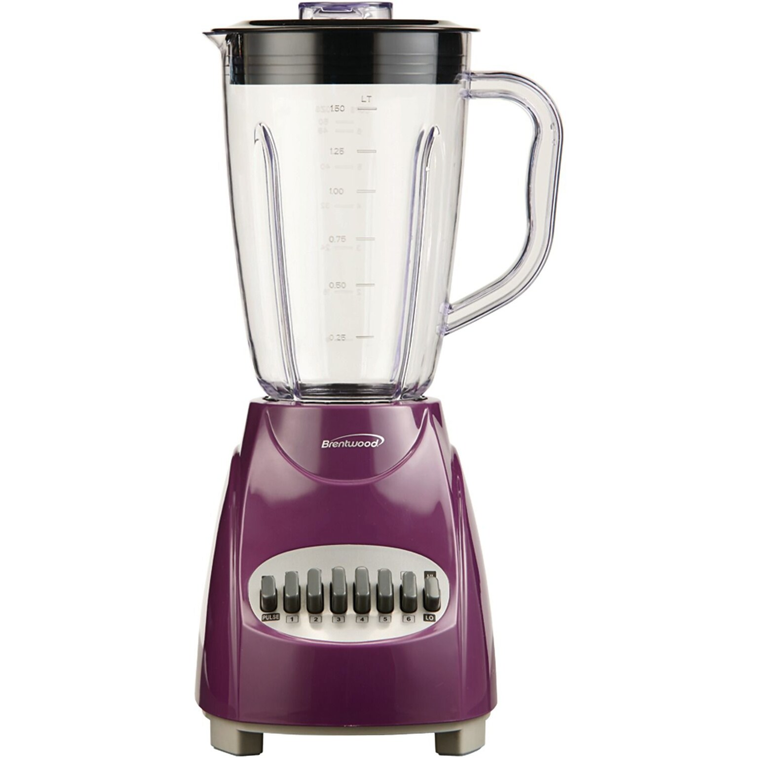 Brentwood JB-220PR 12-speed Blender With Plastic Jar (Purple)