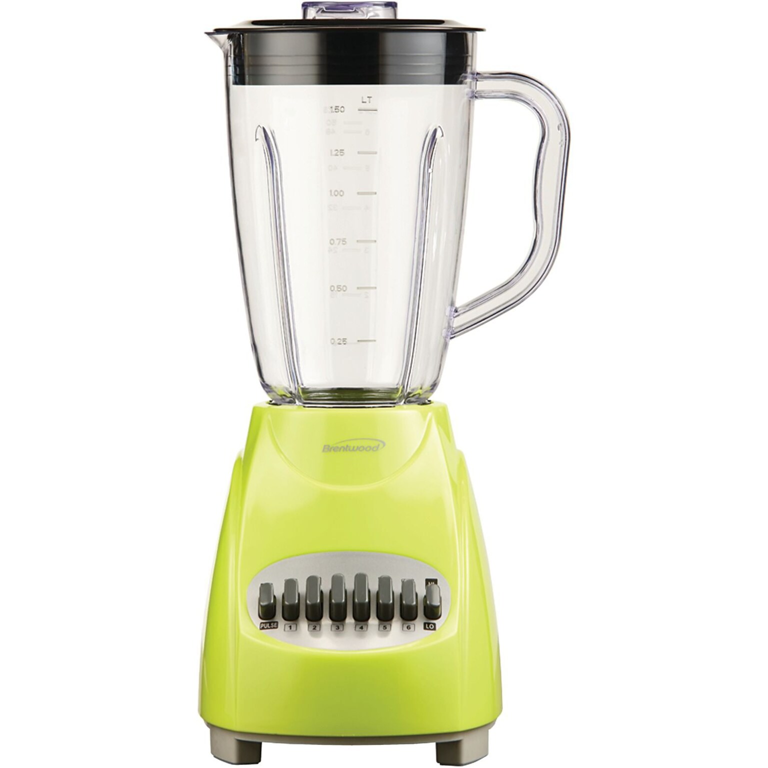 Brentwood JB-220G 12-speed Blender With Plastic Jar (Lime Green)