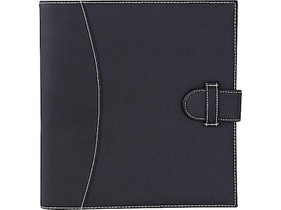 Its Academic 1 3-Ring Non-View Binder, D-Ring, Black (92875)