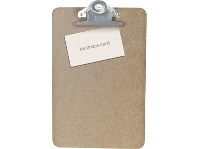 Officemate Hardboard Clipboard, Memo Size, Brown (83503)