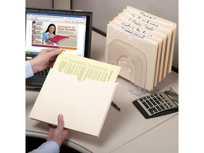Smead® File Jacket, Reinforced Tab, 1" Expansion, Legal Size, Manila, 50/Box (76520)