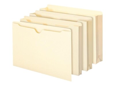 Smead File Jacket, Reinforced Tab, 1-1/2 Expansion, Legal Size, Manila, 50/Box (76540)