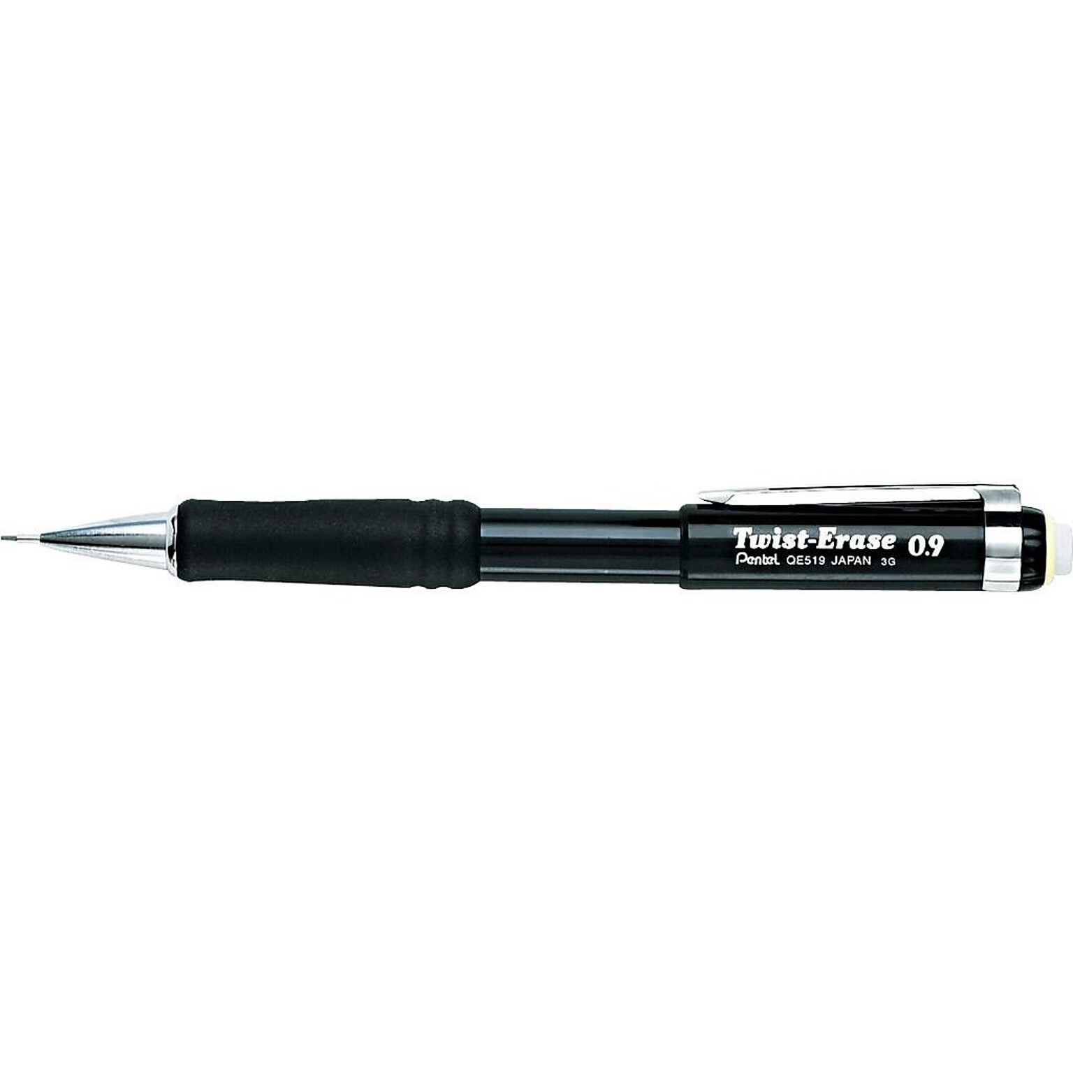 Pentel Twist-Erase III Mechanical Pencil, 0.9mm, #2 Soft Lead (QE519A)