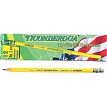 Ticonderoga The Worlds Best Pencil Wooden Pencil, 2.2mm, #2.5 Medium Lead, Dozen (13885)