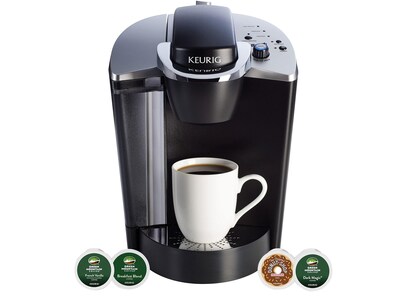 Keurig® K140 Commercial Brewing Bundle Single Serve Coffee Maker with Pods, Black/Silver (5000057902)