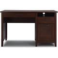 Quill Brand® Leelin 47 Desk, Walnut (51772)