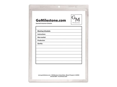 C-Line Job Ticket Holders, , 8-1/2" x 11", Clear, 50/Box (80911)
