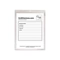 C-Line Job Ticket Holders, 9 x 12, Clear, 50/Box (80912)