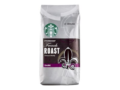 Starbucks French Roast Ground Coffee, Dark Roast, 16 oz. (11018187)