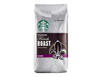 Starbucks French Roast Ground Coffee, Dark Roast, 16 oz. (11018187)