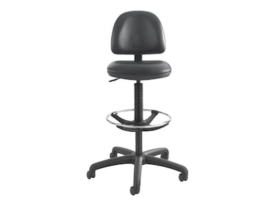 Safco Precision Vinyl Drafting Chair, Black (3406BL)