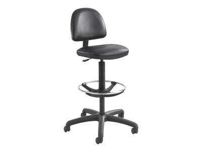 Safco Precision Vinyl Drafting Chair, Black (3406BL)