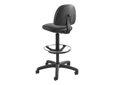 Safco Precision Vinyl Drafting Chair, Black (3406BL)