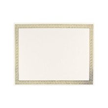 Great Papers Channel Border Foil Certificates, 8.5 x 11, Beige/Gold, 15/Pack (963007)