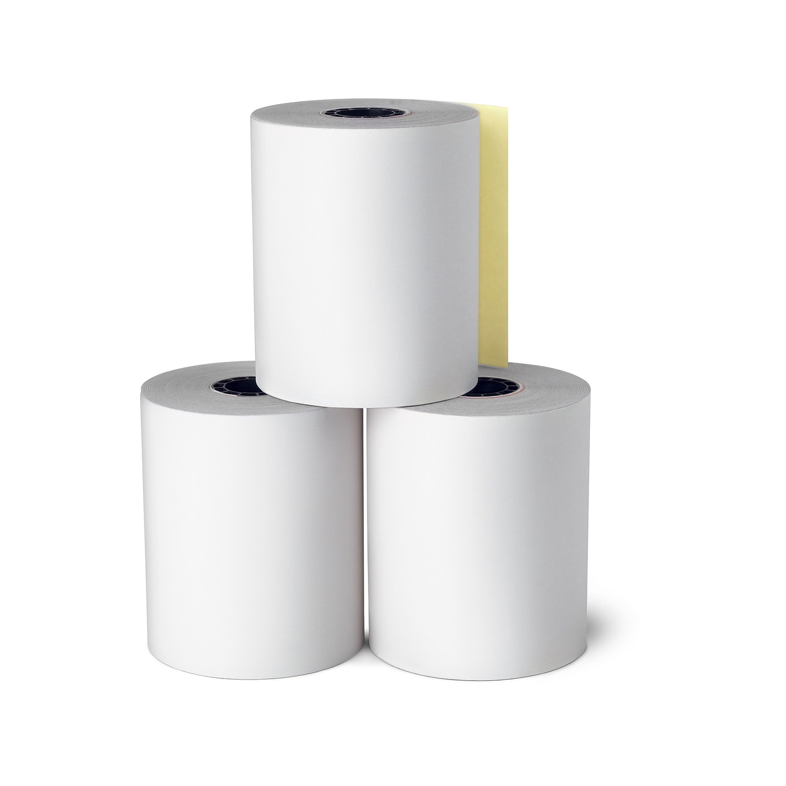 Staples® Thermal Cash Register/POS Rolls, 2-Ply, 3 x 90, 50/Carton (18925)