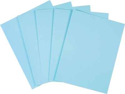 Exact Vellum Bristol 67 lb. Cardstock Paper, 8.5 x 11, Blue, 250 Sheets/Pack (82321)