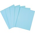 Exact Vellum Bristol 67 lb. Cardstock Paper, 8.5 x 11, Blue, 250 Sheets/Pack (82321)