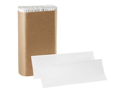 Pacific Blue Basic Recycled Multifold Paper Towel, 1-Ply, 250 Sheets/Pack, 16 Packs/Carton (24590)