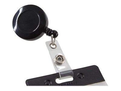 SICURIX Badge Reel, Black (68824)