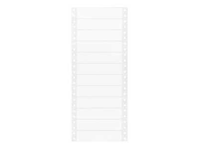 Avery Pin-Fed Continuous Form Computer Labels, 15/16 x 4, White, 1 Label Across, 5 Carrier, 5,000