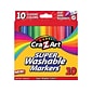 Cra-Z-Art Classic Super Washable Markers, Broad Line, Assorted Colors, 10/Pack (r10002)