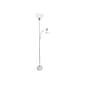 All the Rages Simple Designs 71.5" Silver Floor Lamp with Cone Shade (LF2000-SLV)