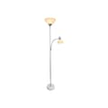 All the Rages Simple Designs 71.5 Silver Floor Lamp with Cone Shade (LF2000-SLV)