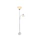 All the Rages Simple Designs 71.5" Silver Floor Lamp with Cone Shade (LF2000-SLV)