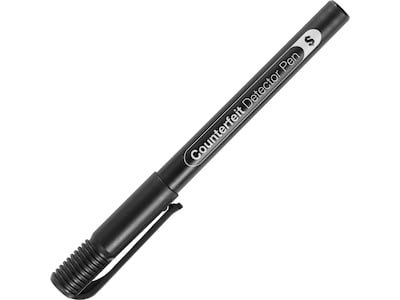 Staples® Counterfeit Pens, Black (43373CT)