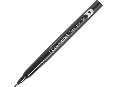Staples® Counterfeit Pens, Black (43373CT)