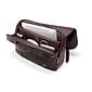 Samsonite Flapover Case Double Gusset Laptop Notebook, Brown Leather(45798-1139)