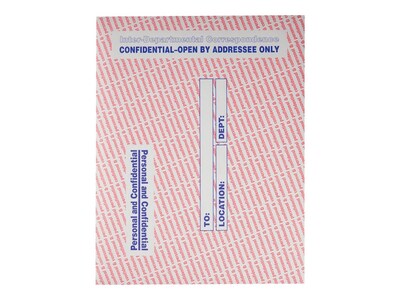 Quality Park Gummed Inter-Departmental Envelope, 10 x 13, Multi Colors, 100/Box (63778)